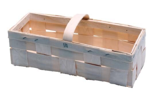 Holzkorb Spankorb 37cm mit Henkel Holzkorb Spankorb 37cm mit Henkel