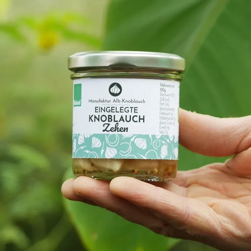 Eingelegte Knoblauchzehen 140 g Eingelegte Knoblauchzehen 140 g