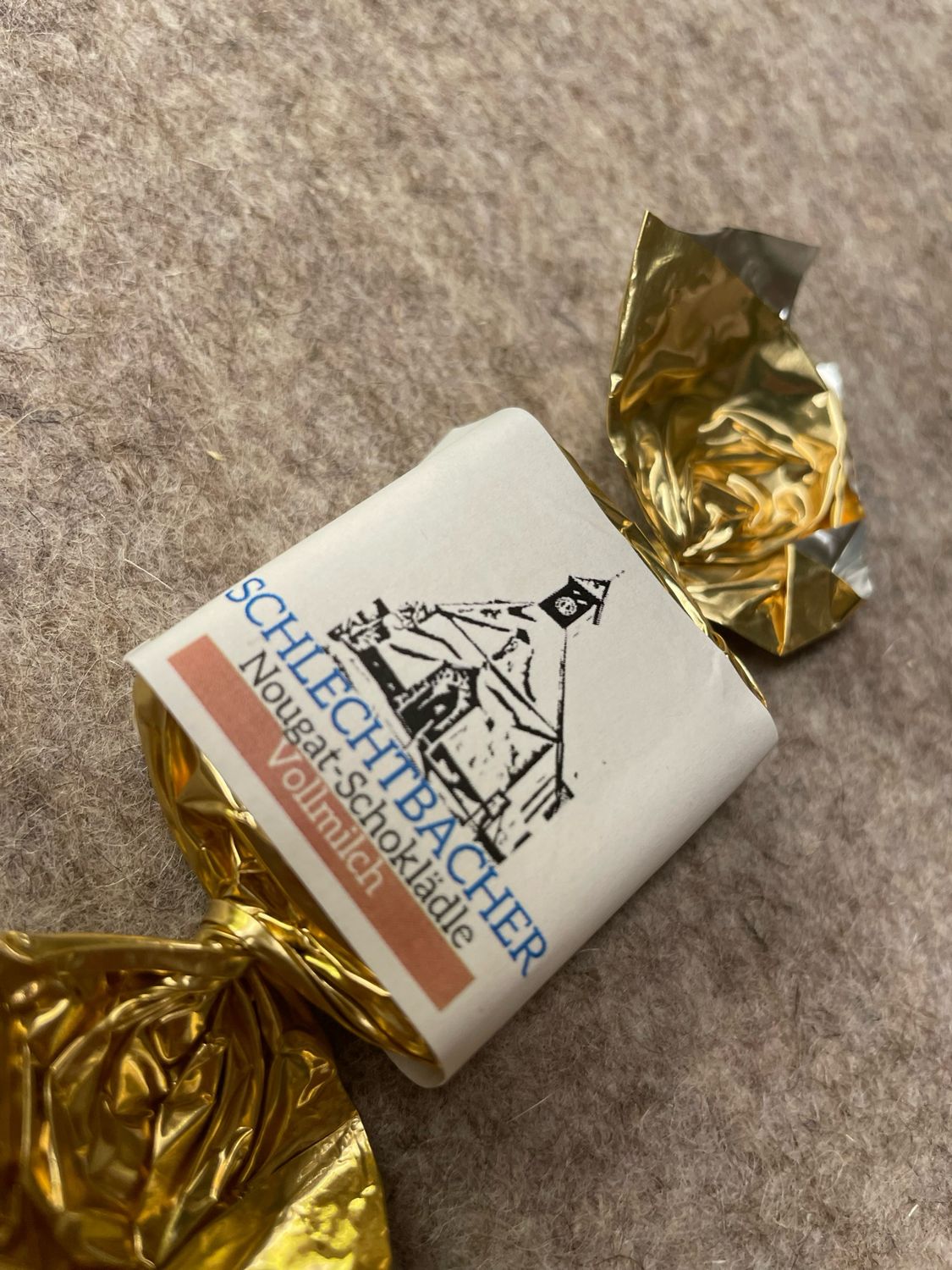 Nougat Schoklädle "Schlechtbaher" Vollmilch 23 g