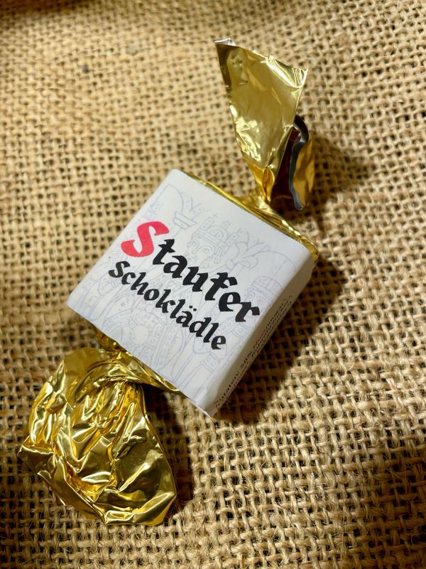 Staufer Nougat-Schoklädle 23g schwäbisch Staufer Nougat-Schoklädle 23g schwäbisch