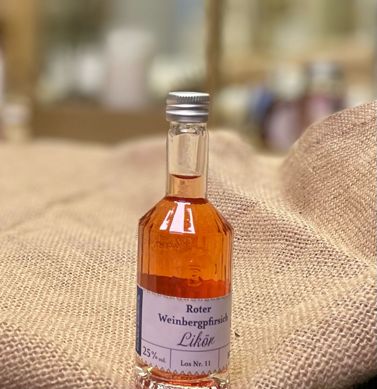 Roter Weinbergpfirsich Likör 50ml