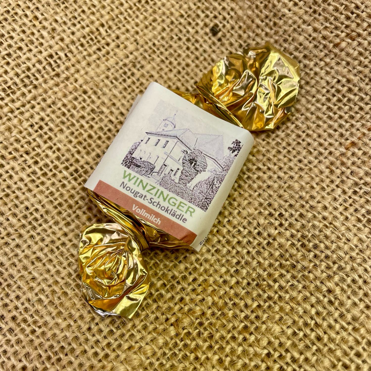 Winzinger Nougat-Schoklädle 23g schwäbisch