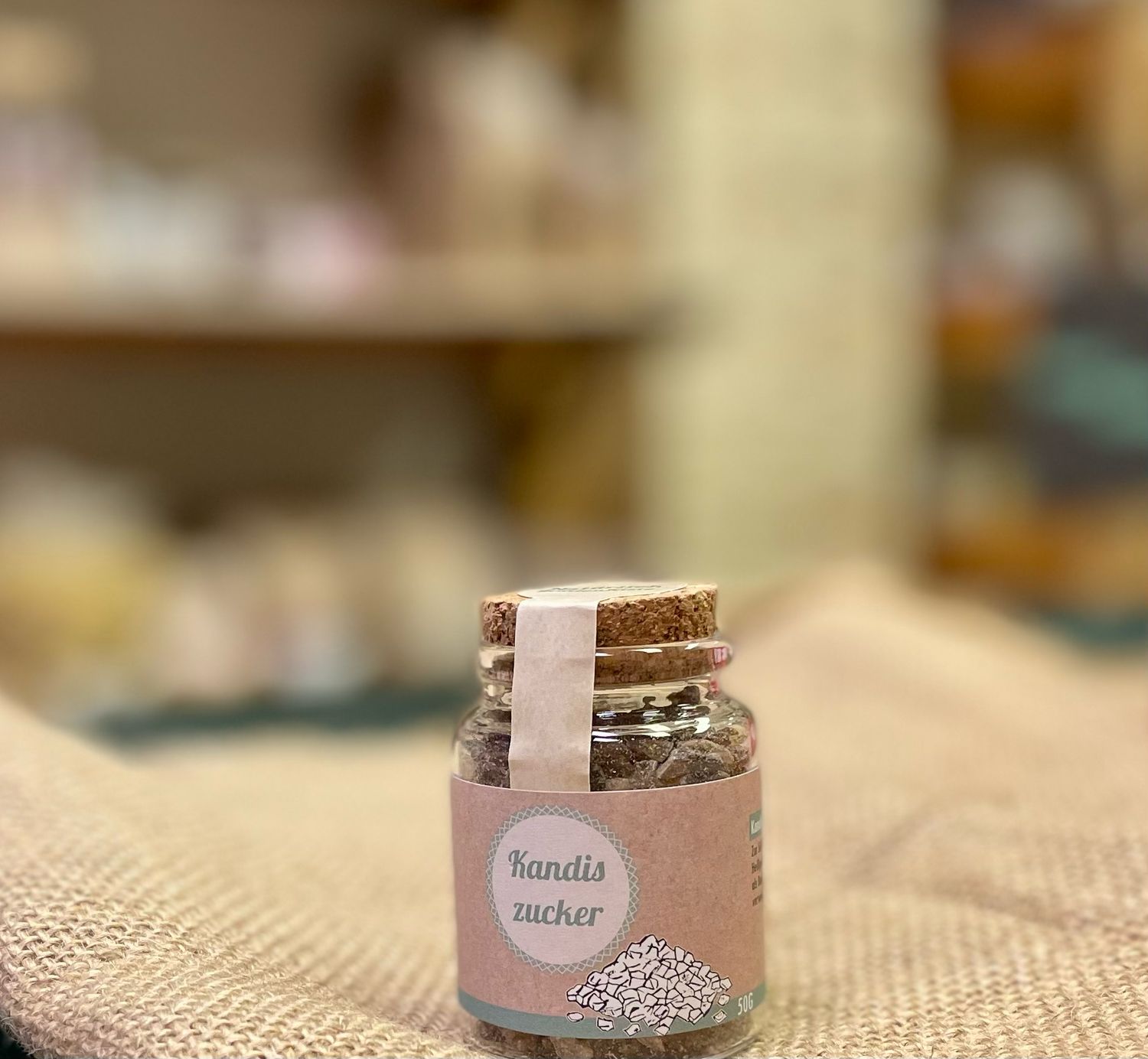 Kandis Zucker braun 50g