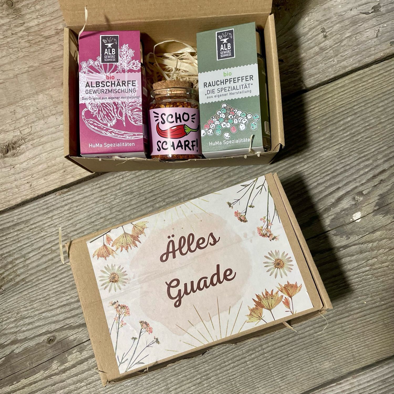 Schächtele Geschenkbox "BBQ-Franz"