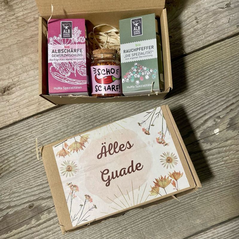 Schächtele Geschenkbox Schächtele Geschenkbox "BBQ-Franz"