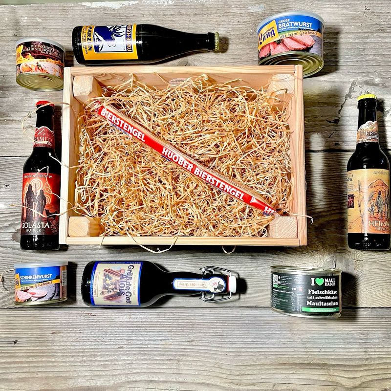 100% Fleisch und Bier - Geschenkkiste 100% Fleisch und Bier - Geschenkkiste