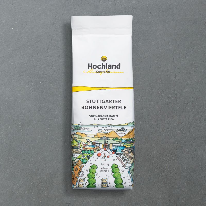 Stuttgarter Bohnenviertele Kaffeebohnen ganz 250g Stuttgarter Bohnenviertele Kaffeebohnen ganz 250g