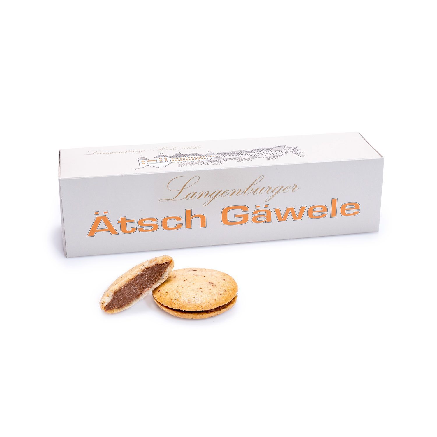 Ätsch Gäwele Nussgebäck mit Nougatfüllung 200g