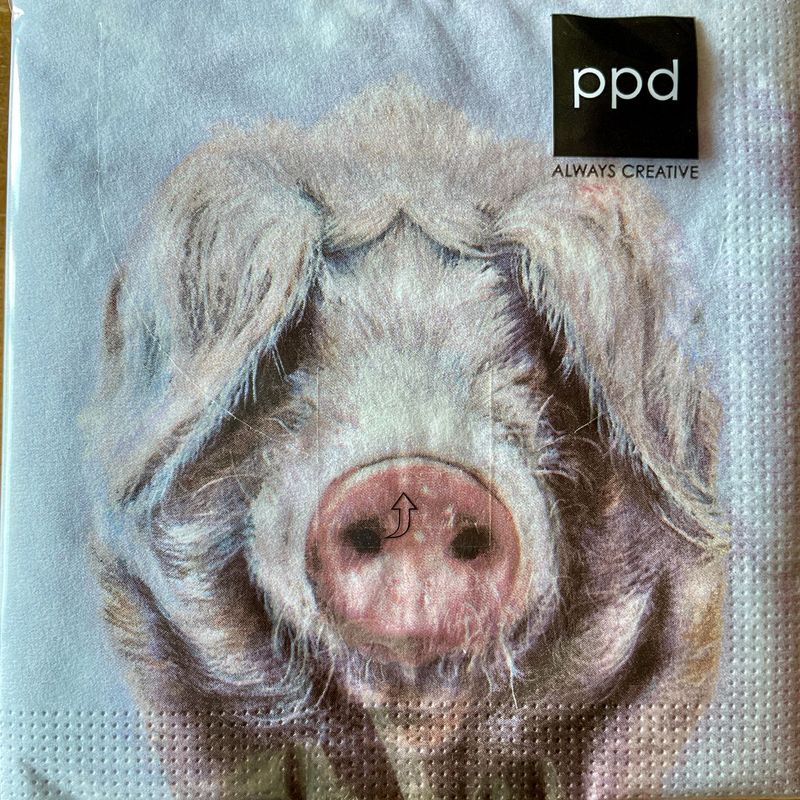 Boris Schwein Sau Servietten 25x25cm 20 Stück Boris Schwein Sau Servietten 25x25cm 20 Stück