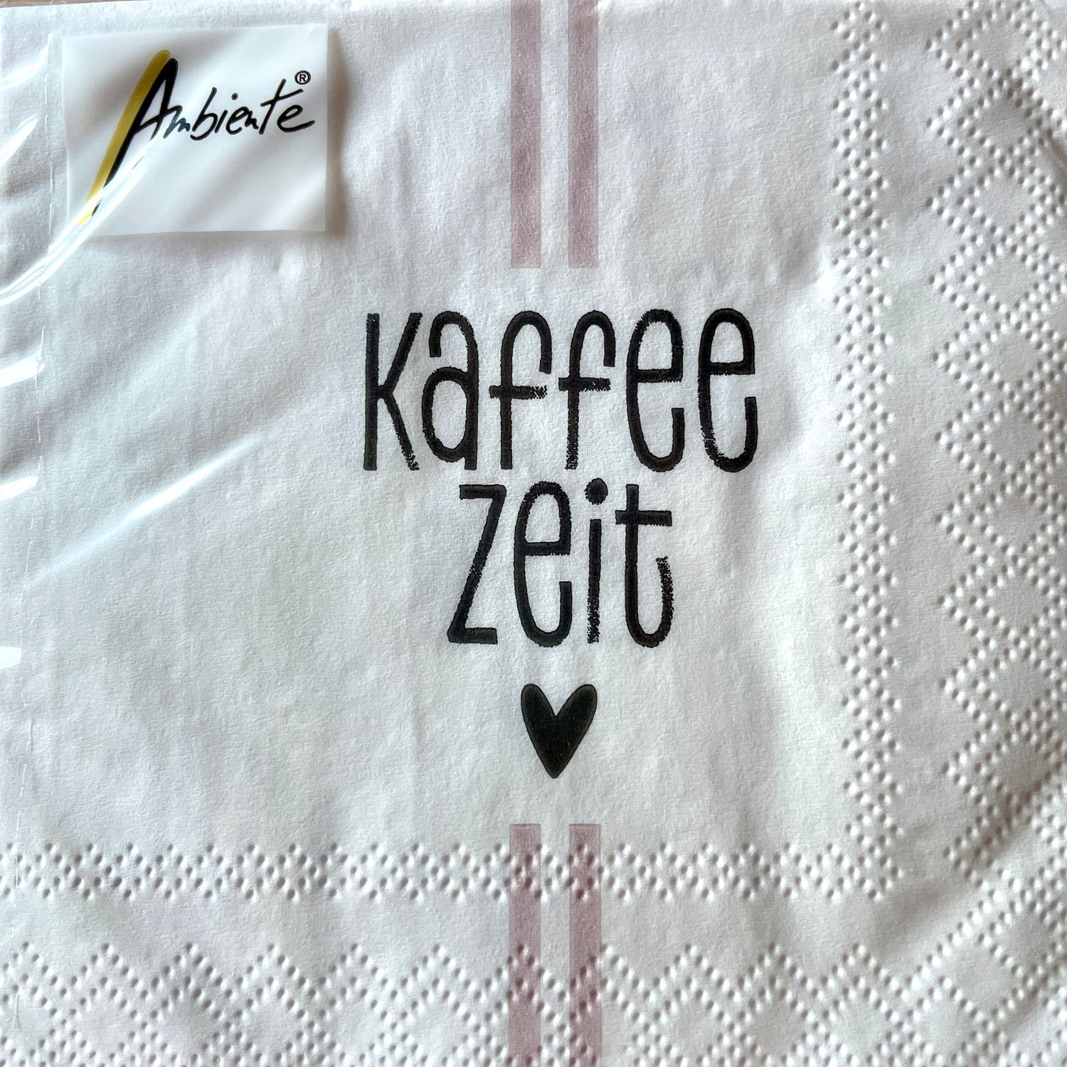 Kaffee Zeit Servietten 25x25cm 20 Stück