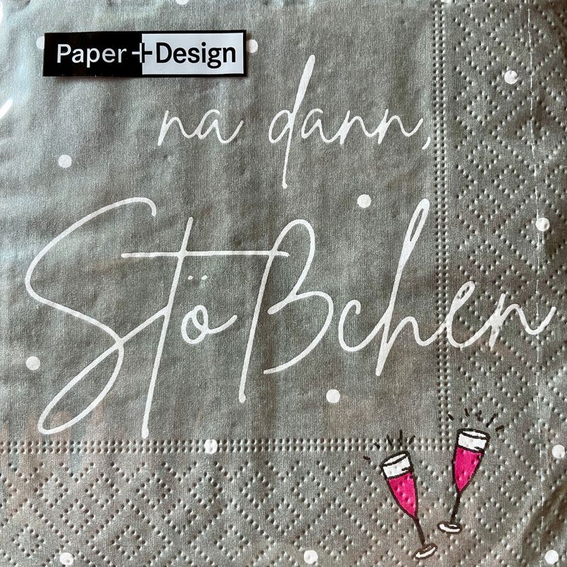 na dann stößchen Servietten 25x25cm 20 Stück na dann stößchen Servietten 25x25cm 20 Stück