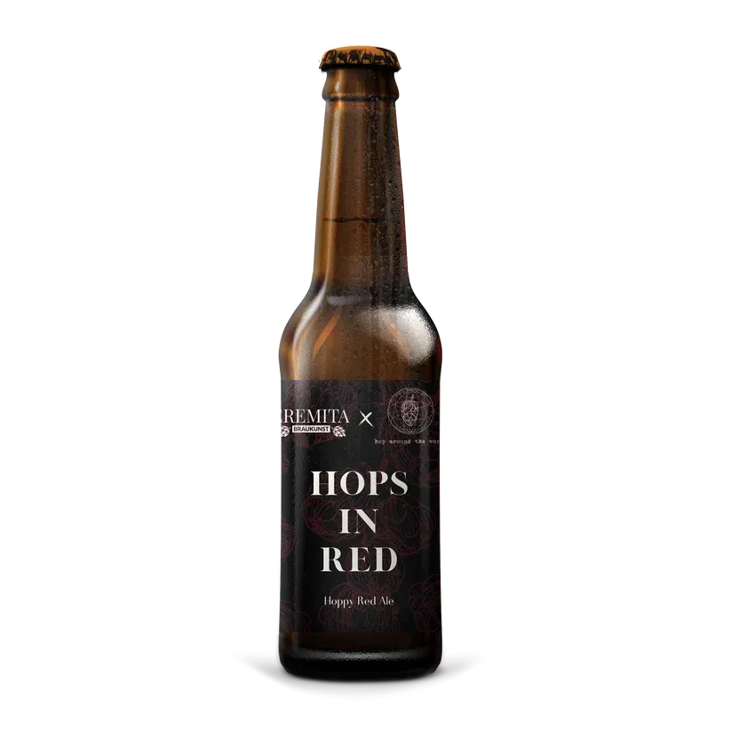 Hops in Red Hoppy Red Ale 0,33l