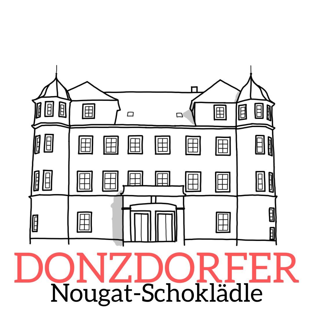 Donzdorfer Nougat-Schoklädle 23g schwäbisch
