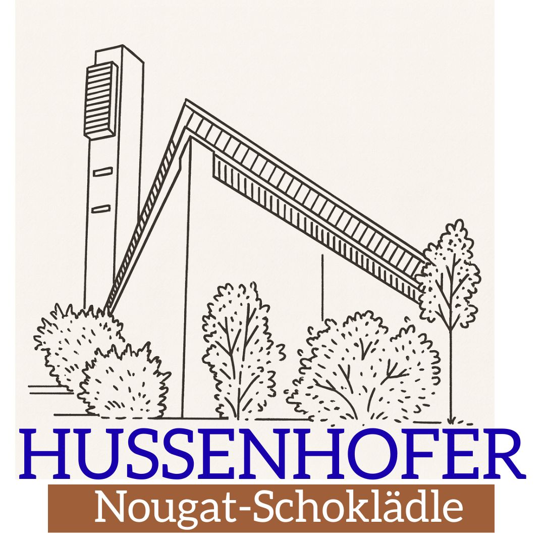 Hussenhofer Nougat-Schoklädle 23g schwäbisch