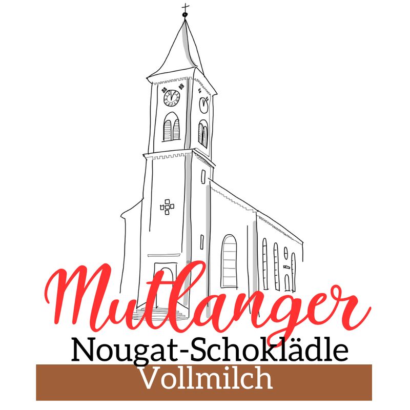 Nougat Schoklädle (MUTLANGER) Vollmilch 23 g