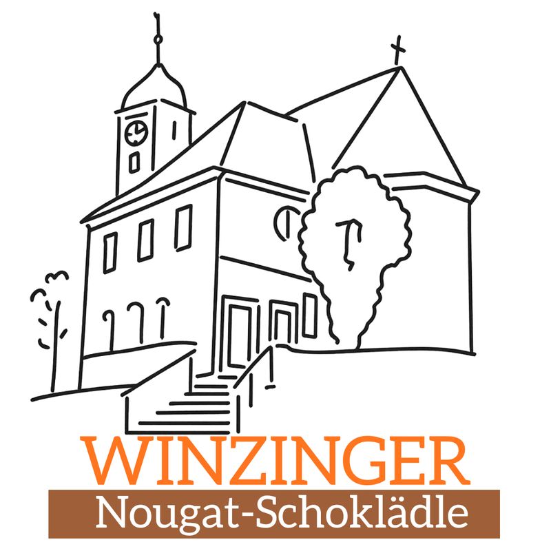 Winzinger Nougat-Schoklädle 23g schwäbisch