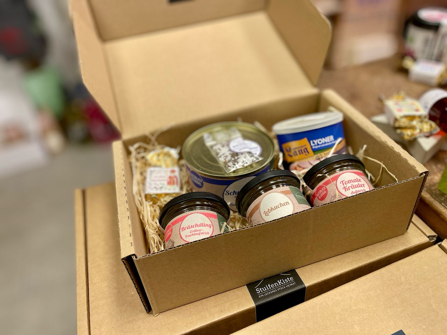 Winterzeit Lebkuchen Geschenkschachtel