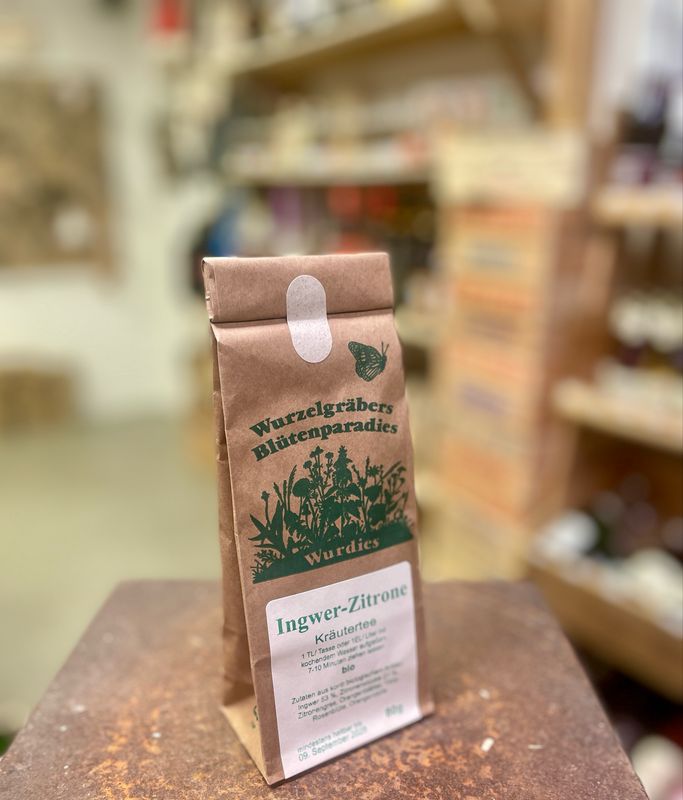 Ingwer-Zitrone Kräutertee 80g Ingwer-Zitrone Kräutertee 80g