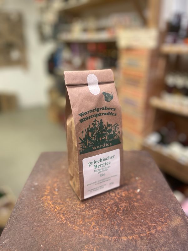 Griechischer Bergtee Blützenspitzen geschnitten 40g Griechischer Bergtee Blützenspitzen geschnitten 40g