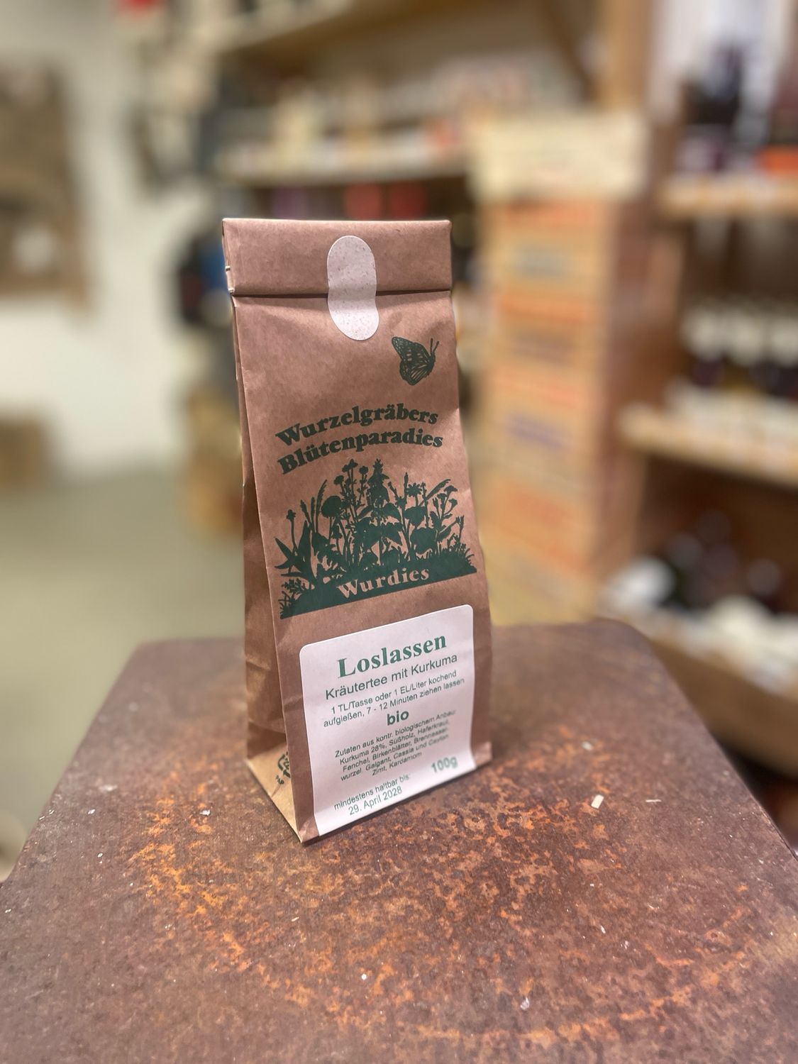 Loslassen Kräutertee mit Kurkuma 100g Loslassen Kräutertee mit Kurkuma 100g