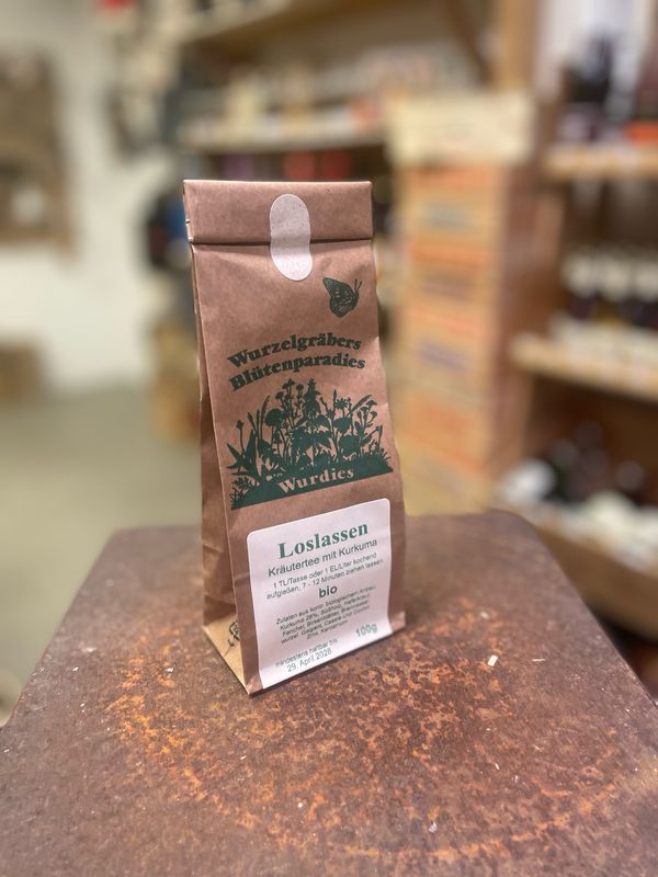 Loslassen Kräutertee mit Kurkuma 100g Loslassen Kräutertee mit Kurkuma 100g