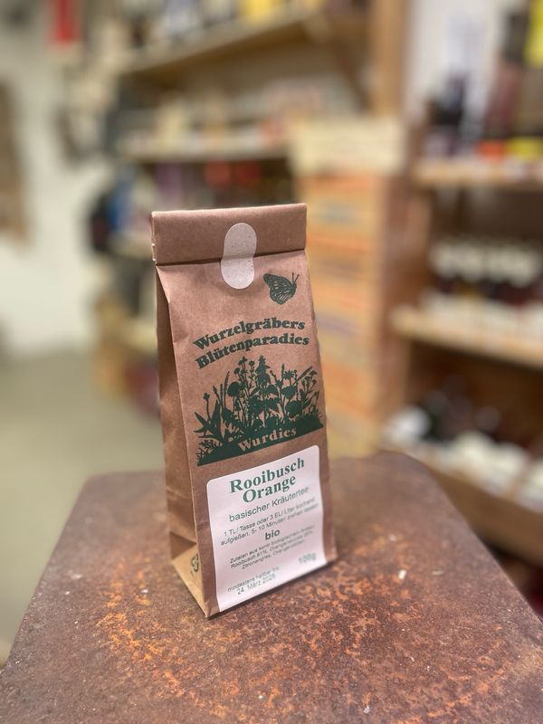Rooibusch Orange basischer Kräutertee bio 100g Rooibusch Orange basischer Kräutertee bio 100g