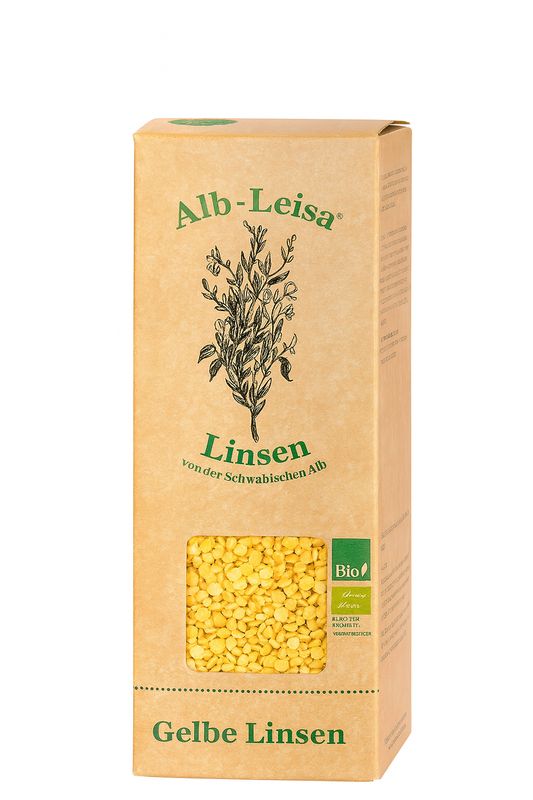 Alb Leisa (Alblinsen) Gelbe Linsen 500g Alb Leisa (Alblinsen) Gelbe Linsen 500g