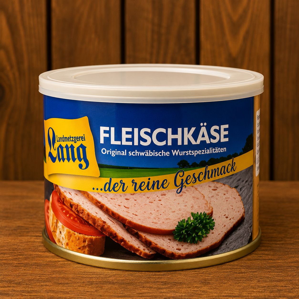 Fleischkäse Dose 200 g – Schwäbischer Leberkäse von der Landmetzgerei Lang ? Fleischkäse Dose 200 g – Schwäbischer Leberkäse von der Landmetzgerei Lang ?