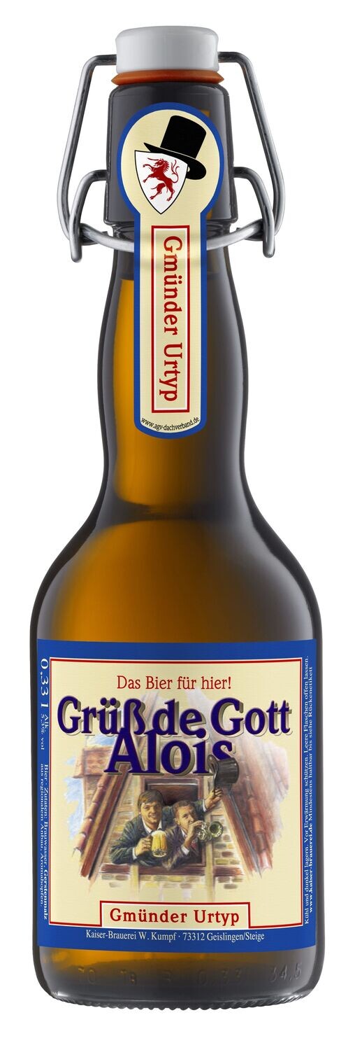 Grüß de Gott Alois Spezialbier 0,33 l – Würziges Bügelbier aus Bayern ? Grüß de Gott Alois Spezialbier 0,33 l – Würziges Bügelbier aus Bayern ?