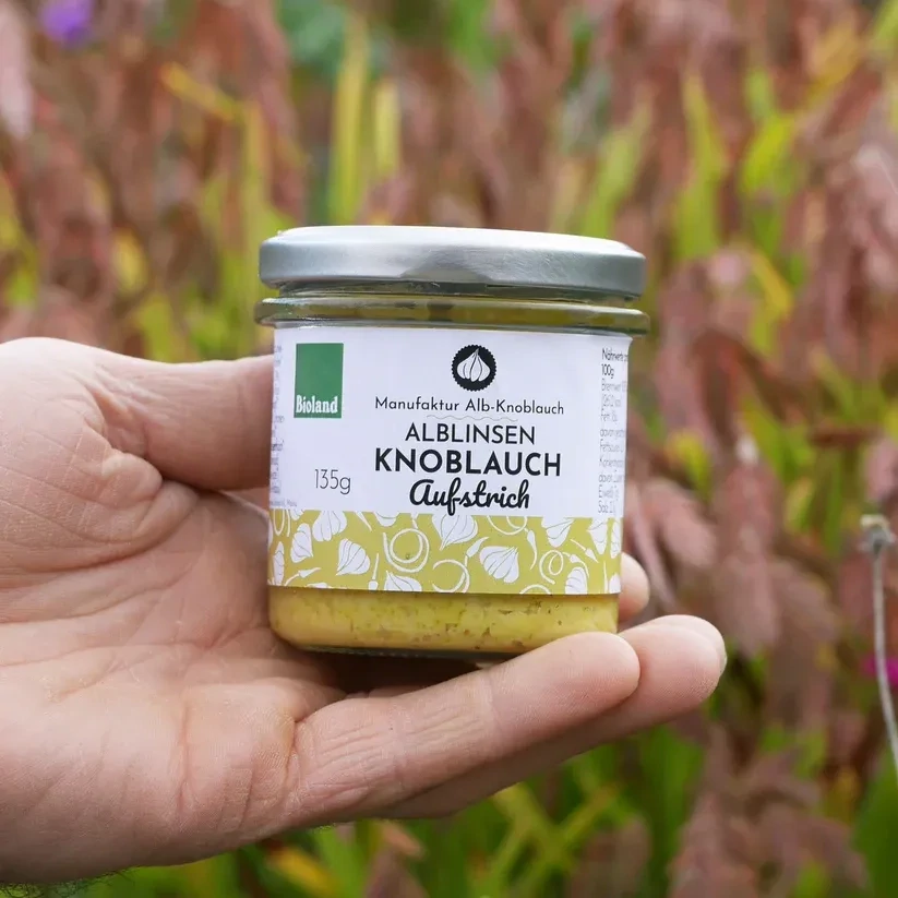 Alblinsen Knoblauch Aufstrich vegan – Bio Brotaufstrich mit Alb-Knoblauch ? Alblinsen Knoblauch Aufstrich vegan – Bio Brotaufstrich mit Alb-Knoblauch ?