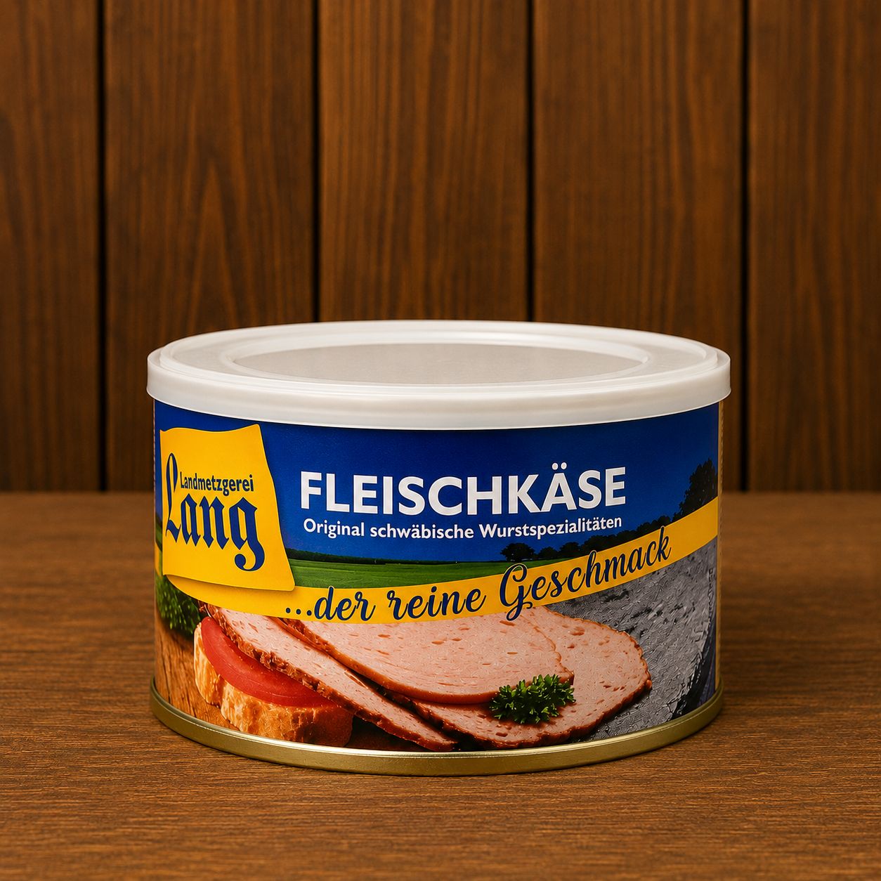 Fleischkäse Dose 400 g – Schwäbischer Leberkäse von der Landmetzgerei Lang ? Fleischkäse Dose 400 g – Schwäbischer Leberkäse von der Landmetzgerei Lang ?