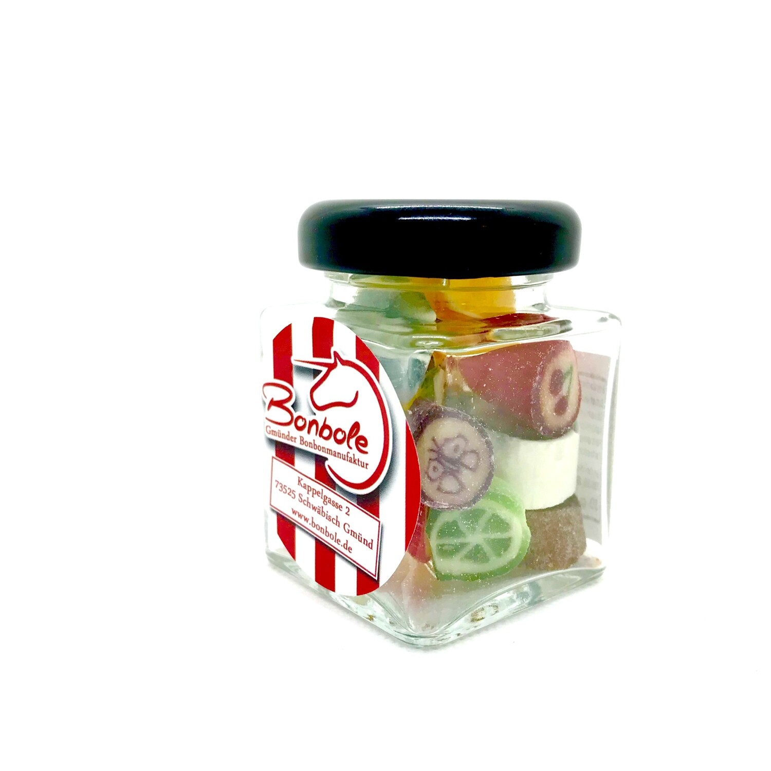 Bunter Mix Fruchtbonbons Mini-Glas 30 g – Bunte Bonbonmischung mit fruchtigen Aromen ?? Bunter Mix Fruchtbonbons Mini-Glas 30 g – Bunte Bonbonmischung mit fruchtigen Aromen ??