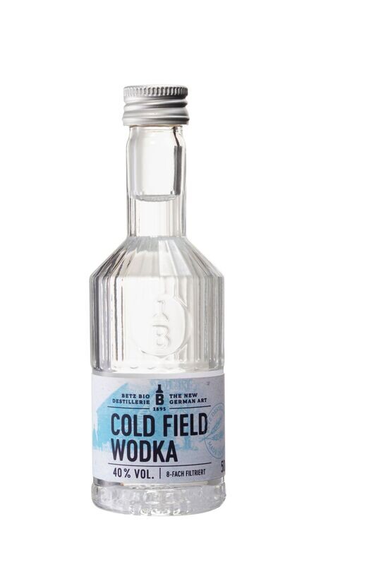 Bio Cold Field Wodka Miniatur 0,05 l – Demeter Wodka aus regionalem Roggen ?