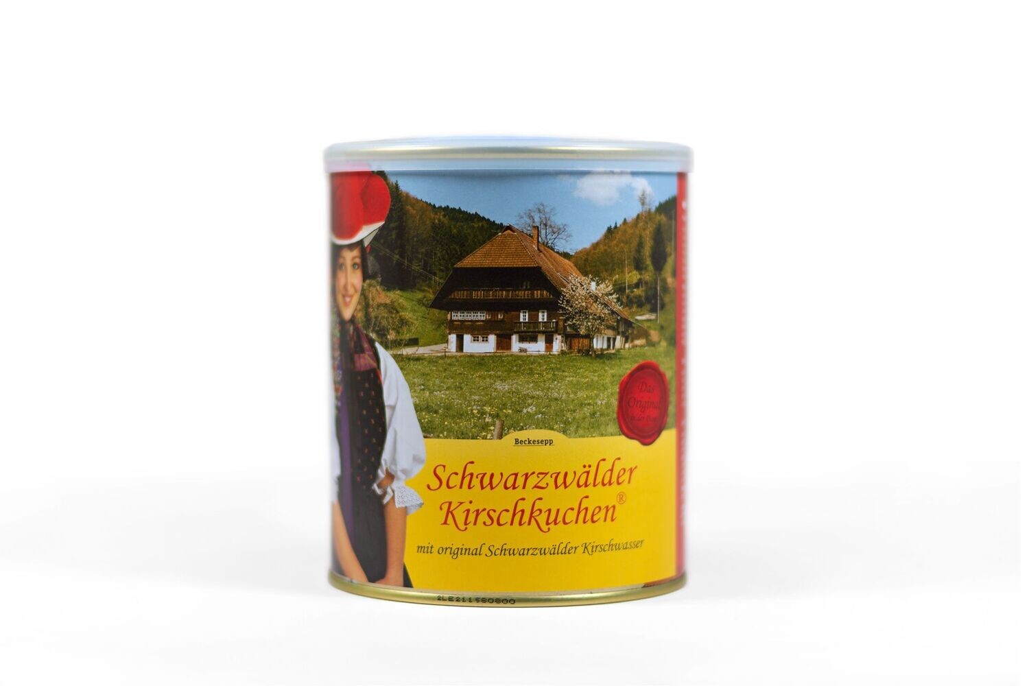 Schwarzwälder Kirschkuchen in der Dose mit original Schwarzwälder Kirschwasser ? 380g Schwarzwälder Kirschkuchen in der Dose mit original Schwarzwälder Kirschwasser ? 380g