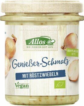 Genießer-Schmalz vegan Bio Brotaufstrich mit Röstzwiebeln & Äpfeln ?