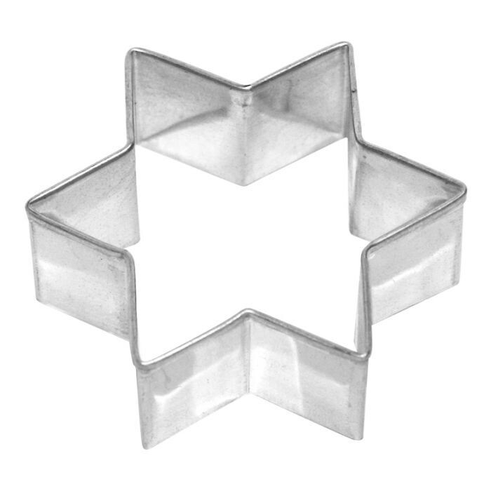 Plätzchen-Ausstechform Stern 5 cm aus Weißblech – klassische Keksform für Weihnachten & Backspaß ⭐