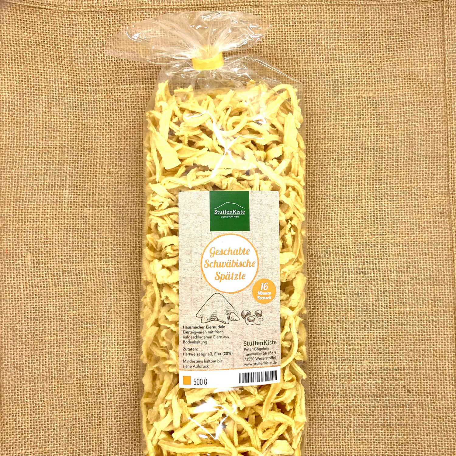 Geschabte Schwäbische Spätzle 500g