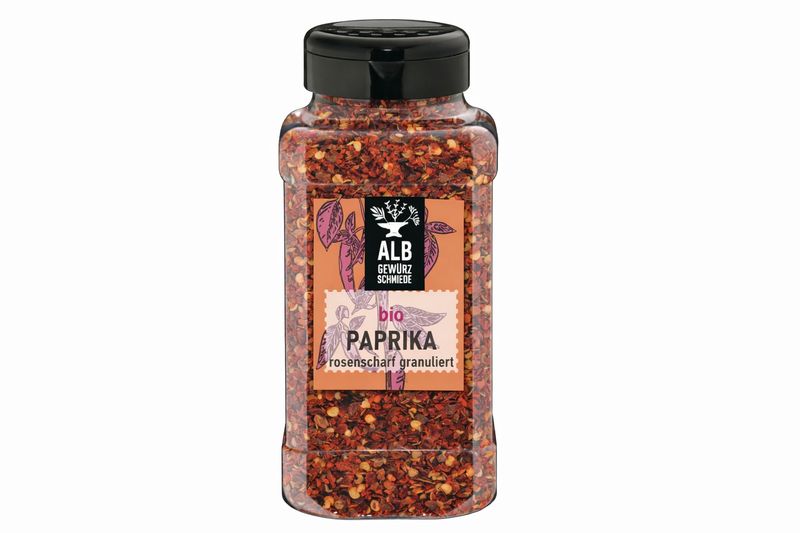 Bio-Paprika rosenscharf granuliert Gastro-Pack 360g