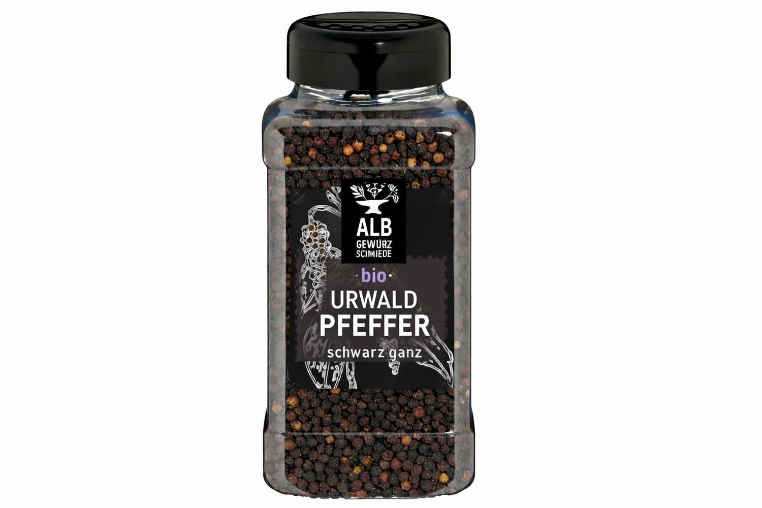 Bio-Urwaldpfeffer ganz, schwarz Gastro-Pack 500g