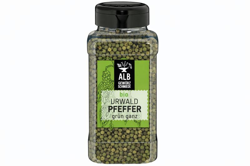 Bio-Urwaldpfeffer ganz, grün Gastro-Pack 250g