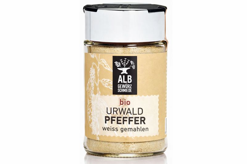 Bio-Urwaldpfeffer gemahlen weiss Streuer 45g