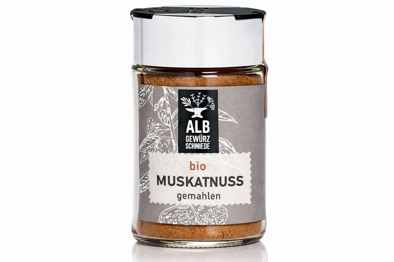 Bio-Muskatnuss gemahlen Streuer 50g