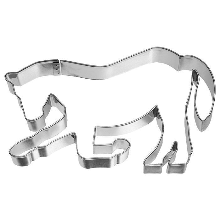 Ausstechform Pferd (Kompliment) 12,5 cm aus Edelstahl – Plätzchenausstecher ?