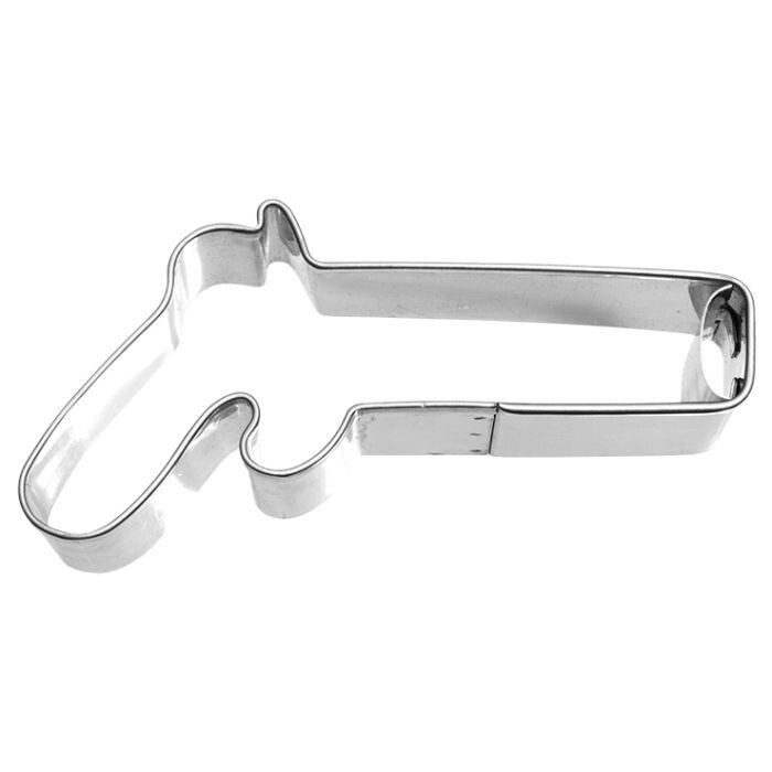 Plätzchen-Ausstechform Muskete Pistole 7,5 cm aus Edelstahl – detailreiche Keksform für kreatives Backen ?
