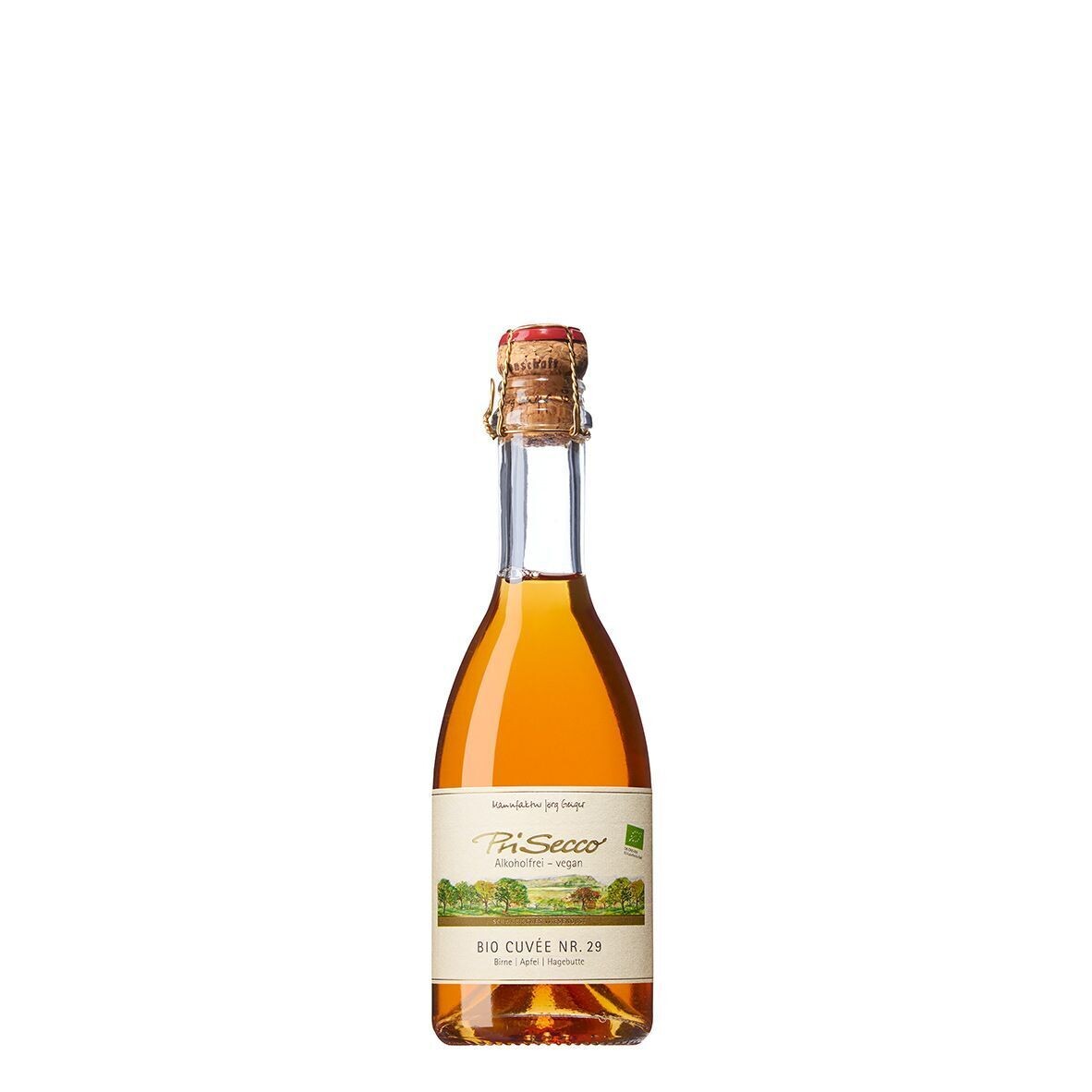 Alkoholfreier PriSecco Cuvée Nr. 29 – Bio Aperitif mit Apfel, Birne & Hagebutte 375 ml ? Alkoholfreier PriSecco Cuvée Nr. 29 – Bio Aperitif mit Apfel, Birne & Hagebutte 375 ml ?