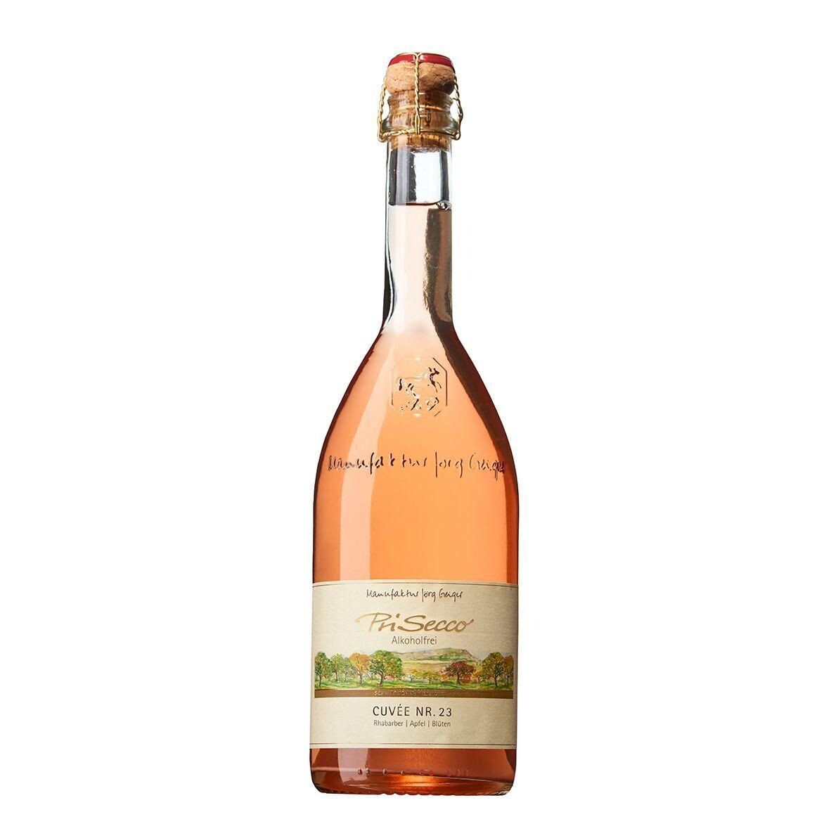 Alkoholfreier Prisecco Cuvée Nr. 23 – Rhabarber & Apfelblüte 0,75 l ? Alkoholfreier Prisecco Cuvée Nr. 23 – Rhabarber & Apfelblüte 0,75 l ?