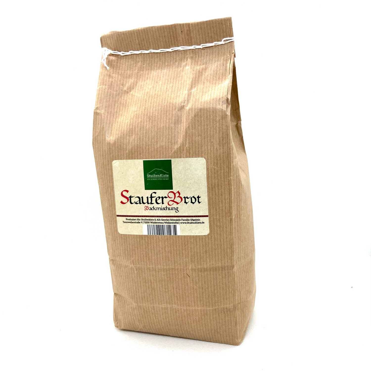 Stauferbrot Backmischung 1 kg – rustikales Brot mit Roggen, Weizen & Hafer einfach selbst backen ?