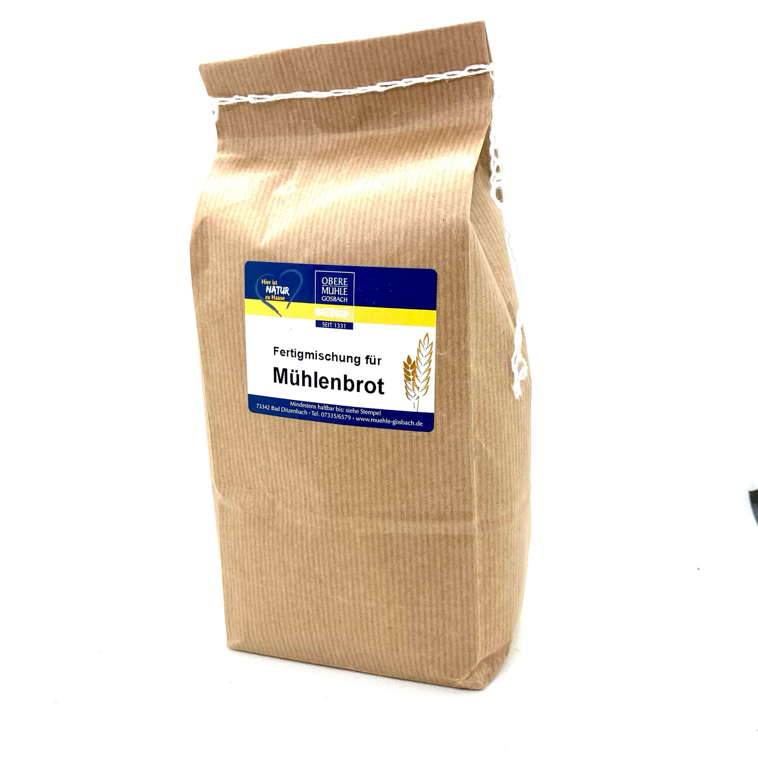 Fertigmischung Mühlenbrot 1 kg – Vollkornbrot Backmischung mit Saaten ??