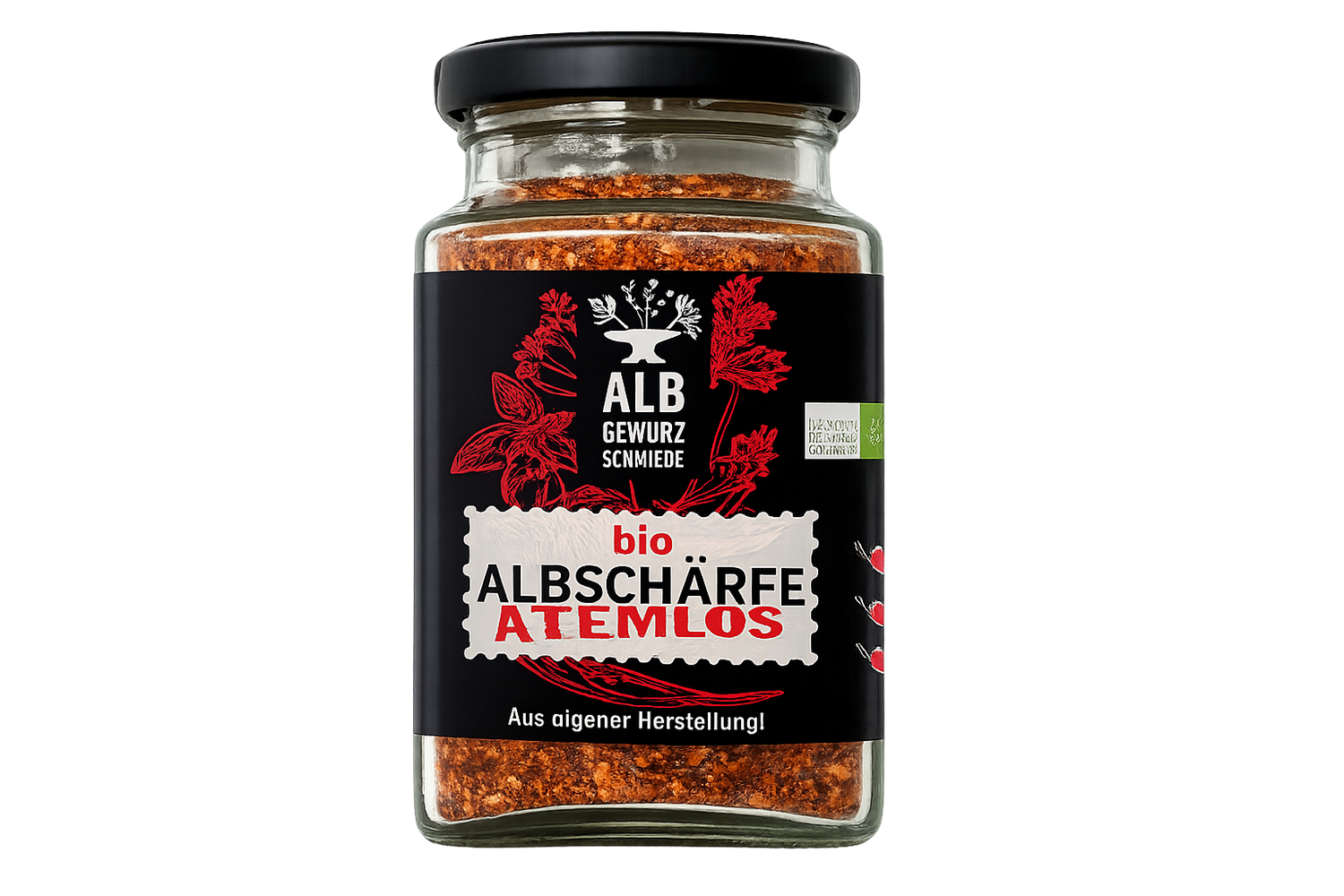 Bio-Albschärfe Atemlos Gewürzmischung Glas 90g