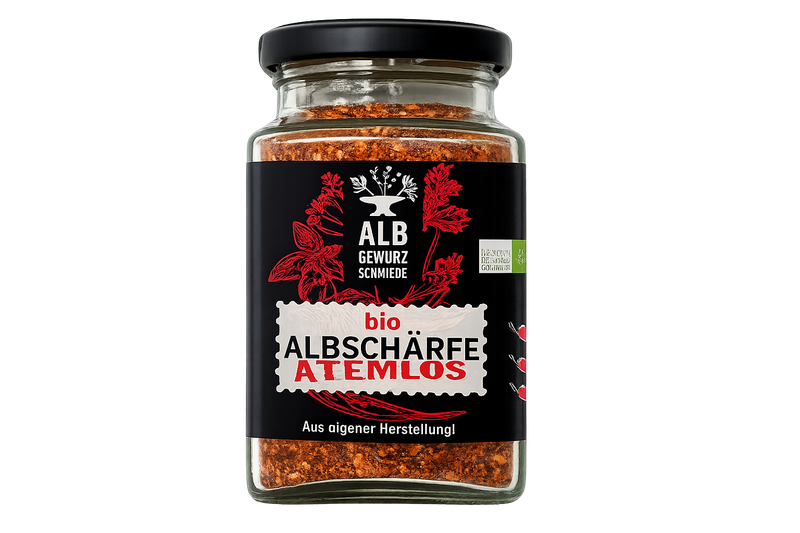 Bio-Albschärfe Atemlos Gewürzmischung Glas 90g